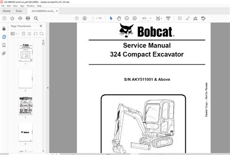 324 mini excavator|bobcat 324 manual.